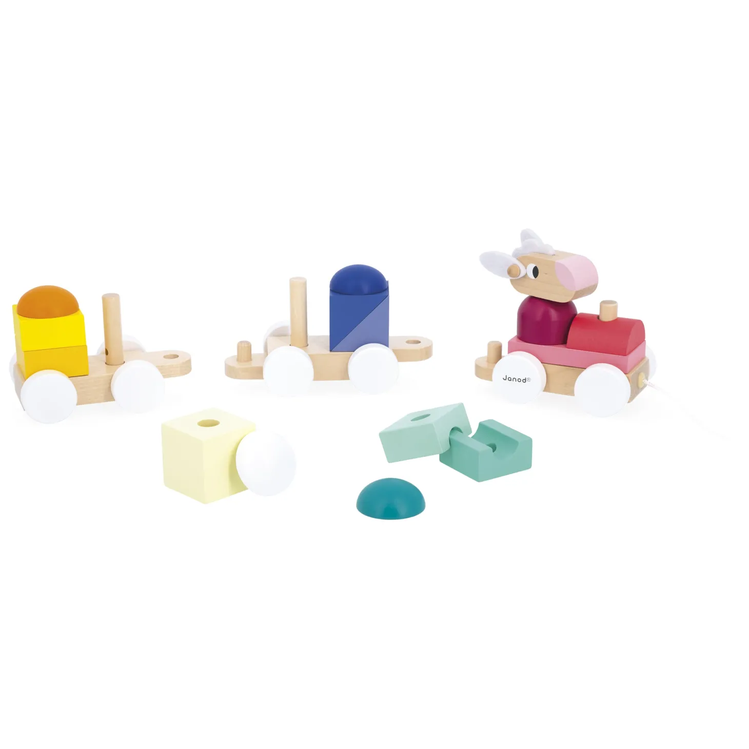 Janod Petit Train Mouton Zigolos Multicolore