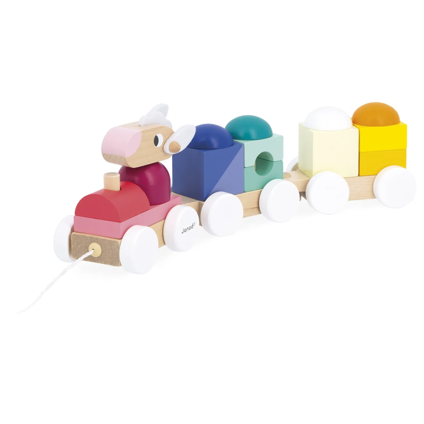 Janod Petit Train Mouton Zigolos Multicolore