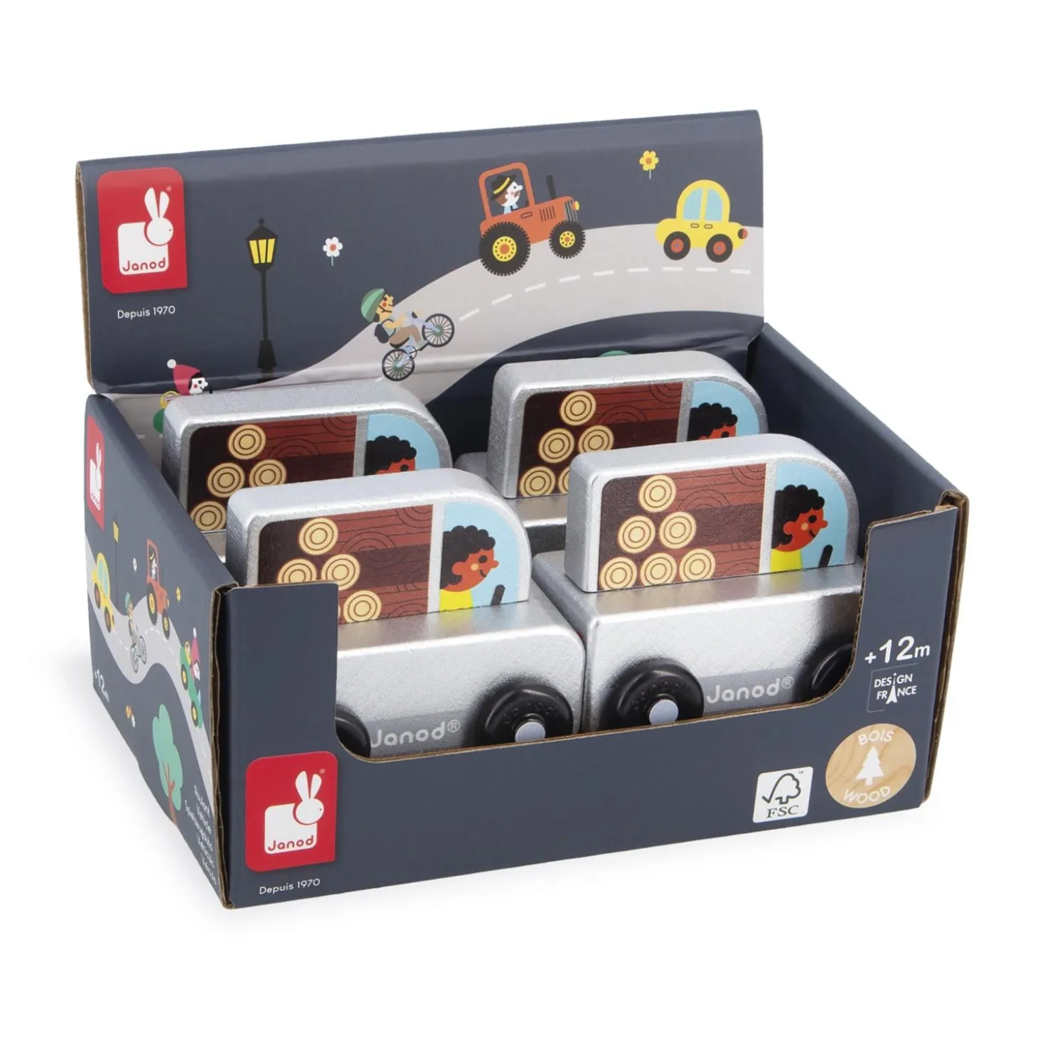 Janod Pick Up Cross Roads Argent