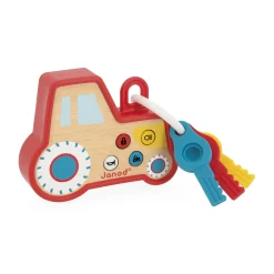 Janod                    Porte-Cles Tracteur Ferme    Rouge