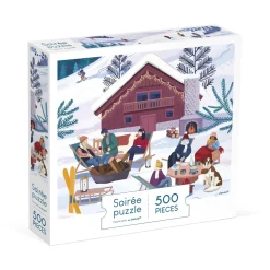 Janod                    Puzzle Hiver à La Montagne    Blanc