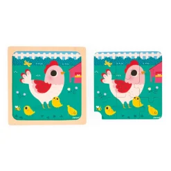 Janod                    Puzzle poulette henriette