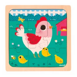 Janod                    Puzzle poulette henriette