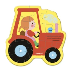 Janod                    5 Puzzles Evolutifs Ferme    Multicolore