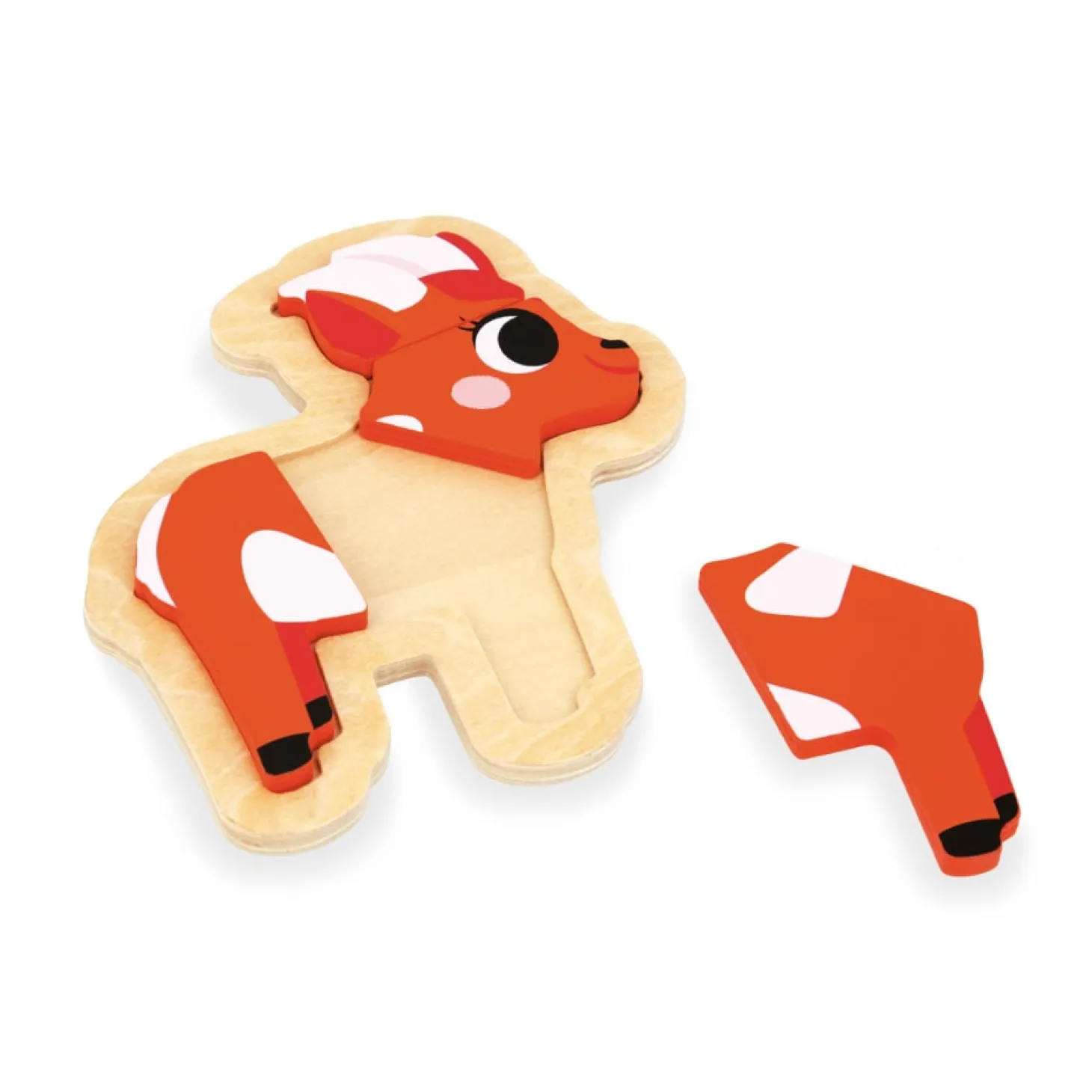 Janod 4 puzzles évolutifs Ferme