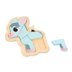 Janod 4 puzzles évolutifs Ferme