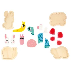 Janod                    4 puzzles évolutifs    Jardin