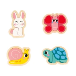 Janod                    4 puzzles évolutifs    Jardin