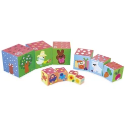 Janod                    Pyramide Carree Les 4 Saisons    Multicolore