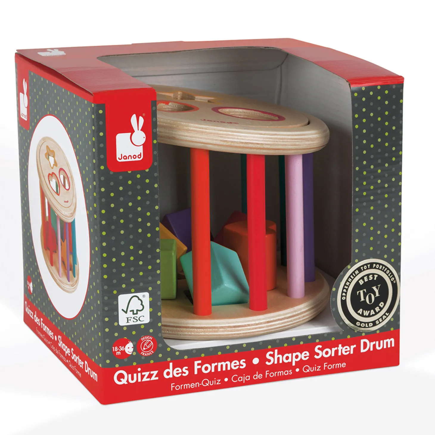 Janod Quizz des formes i wood