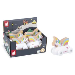 Janod Roulant Licorne Cross Roads Blanc