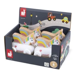 Janod Roulant Licorne Cross Roads Blanc