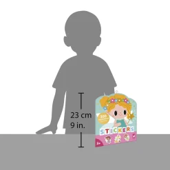 Janod 200 Stickers en Planches Fees Multicolore