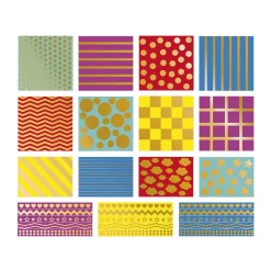 Janod                    150 Stickers en Planches Formes Geo    Multicolore