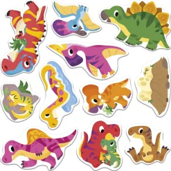 Janod Stickers Repositionnables Dinos Multicolore