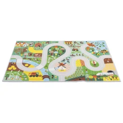 Janod                    Tapis Campagne Cross Roads    Multicolore