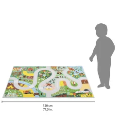 Janod Tapis Campagne Cross Roads Multicolore