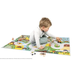 Janod Tapis Campagne Cross Roads Multicolore