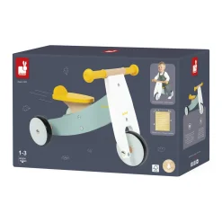 Janod Tricycle En Bois Happy Garden Multicolore