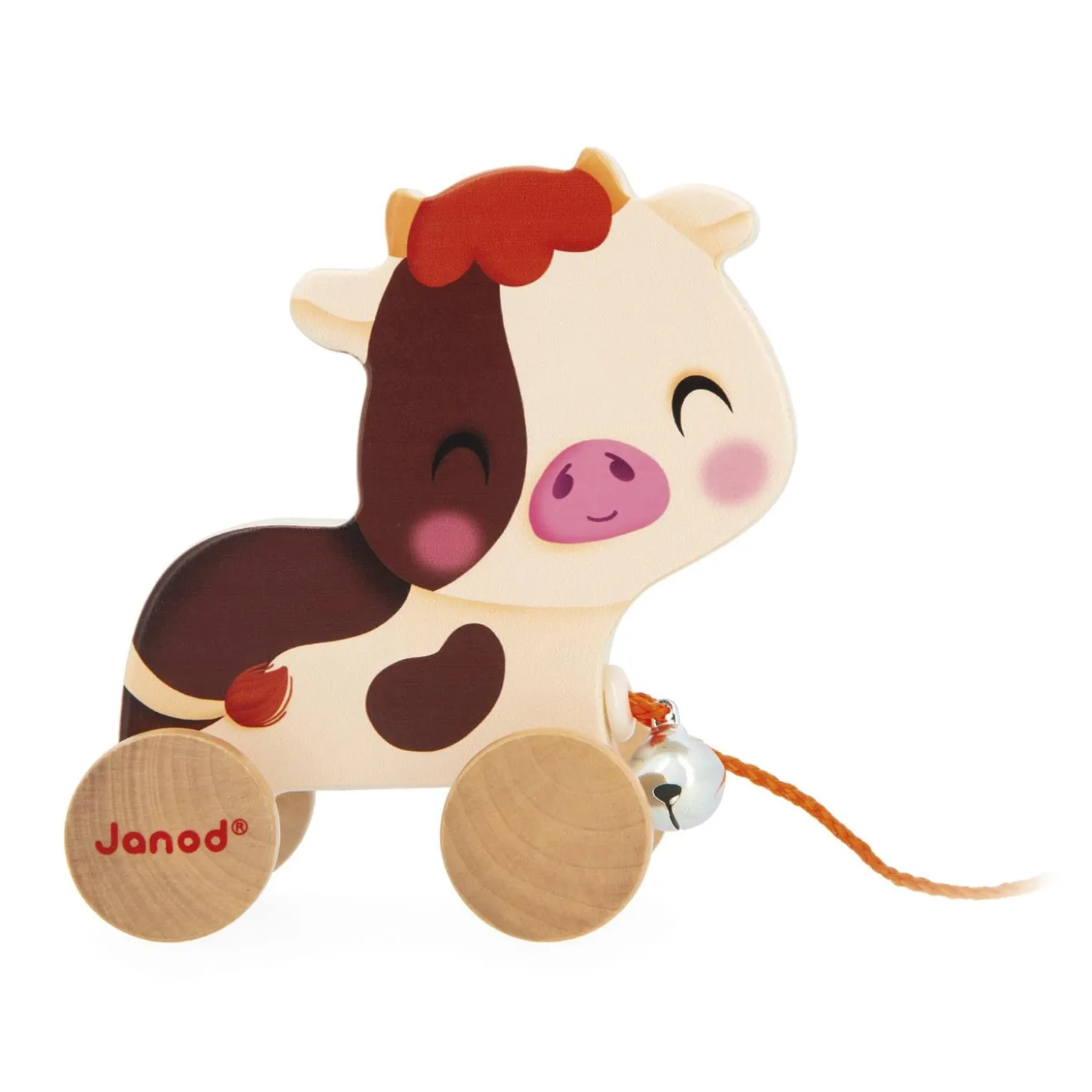 Janod Vache à Promener Ferme Marron