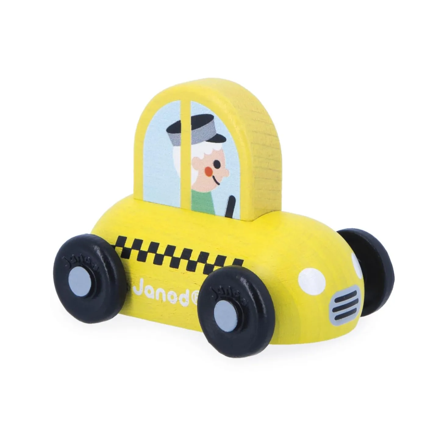 Janod Voiture de Taxi Cross Roads Jaune