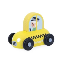 Janod Voiture de Taxi Cross Roads Jaune