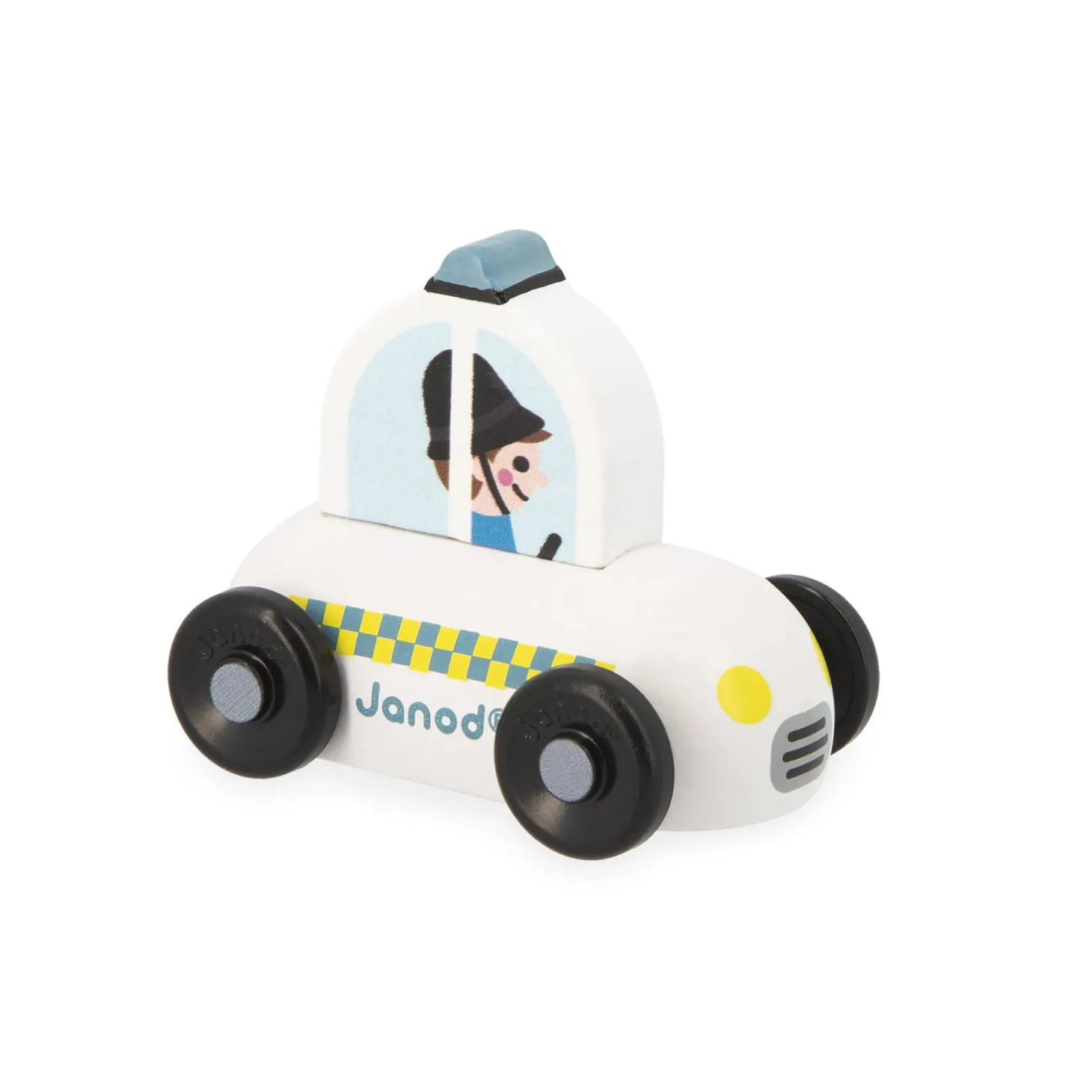Janod Voiture en bois Cross Roads Royaume-Uni Multicolore