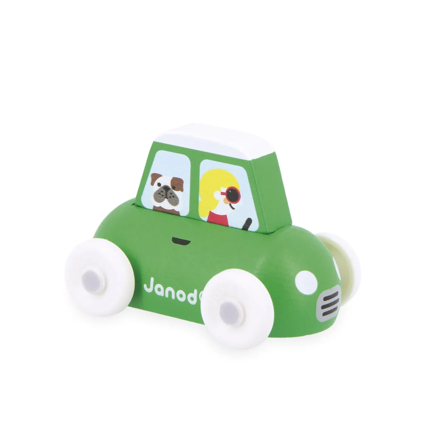 Janod Voiture en bois Cross Roads Royaume-Uni Multicolore