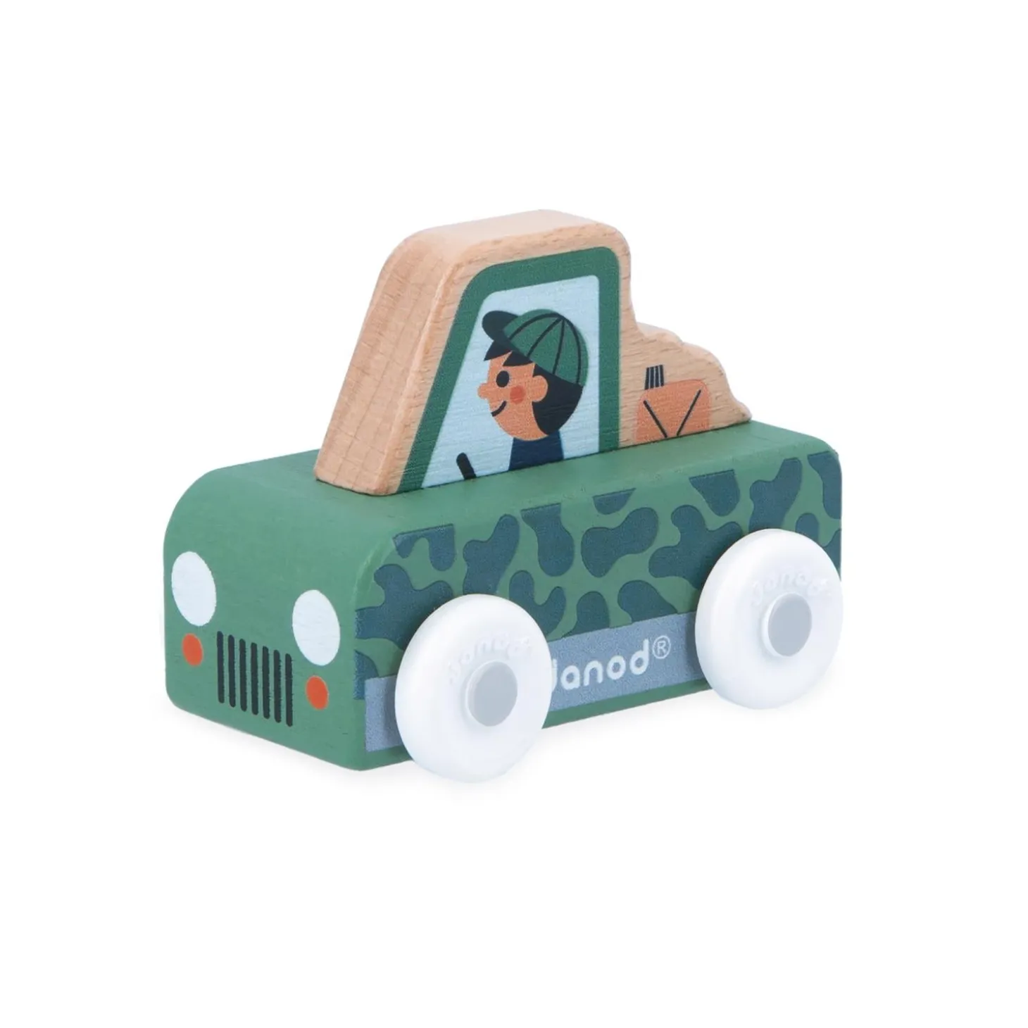 Janod Voiture Safari Cross Roads Vert