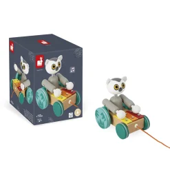 Janod                    Xylophone à tirer Lémurien Tropik    Multicolore