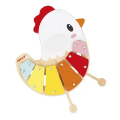 Janod Xylo Poulette Ferme Multicolore