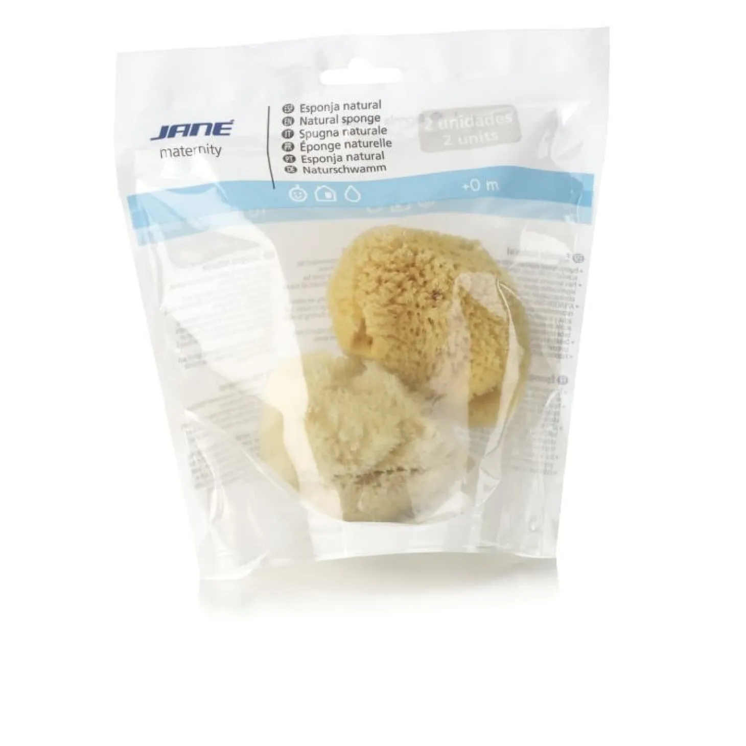 Jané 2 éponges naturelles