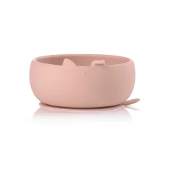 Jané Set bol et cuillère en silicone Pale