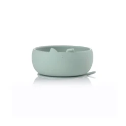 Jané Set bol et cuillère en silicone Mint