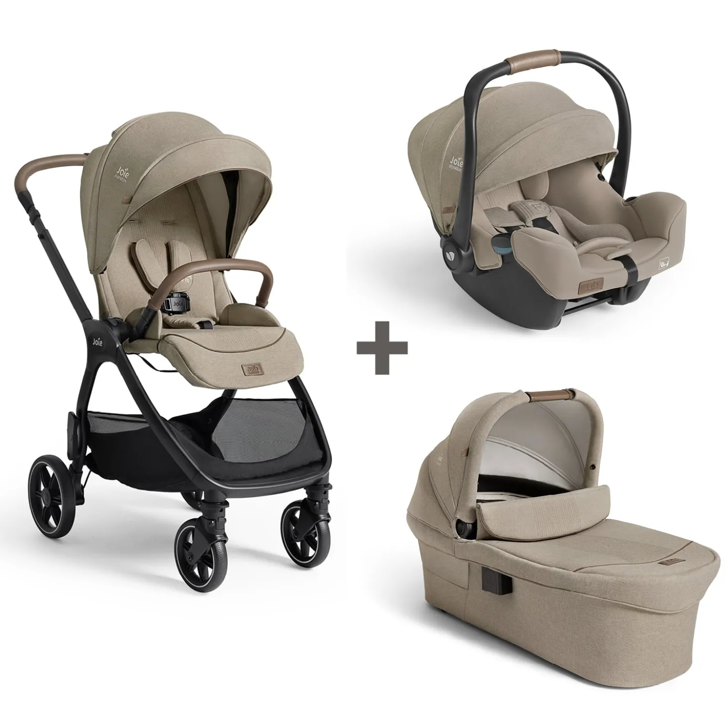 Joie Poussette Trio Valora Sandstone