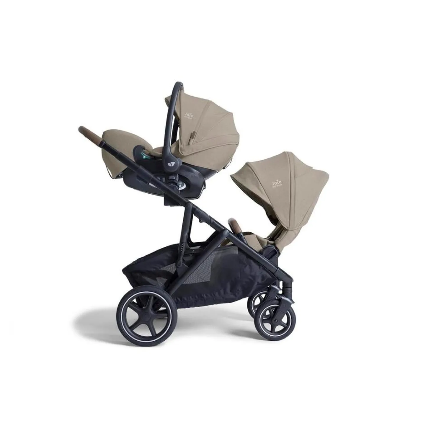 Joie Poussette Versiti avec panier Sandstone