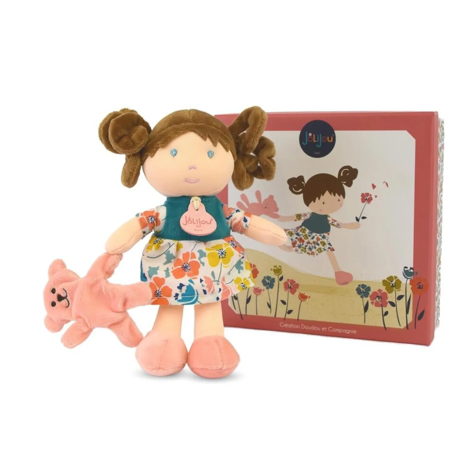 Jolijou Ma prmeière poupée Mlle Petunia Bleu 20 cm