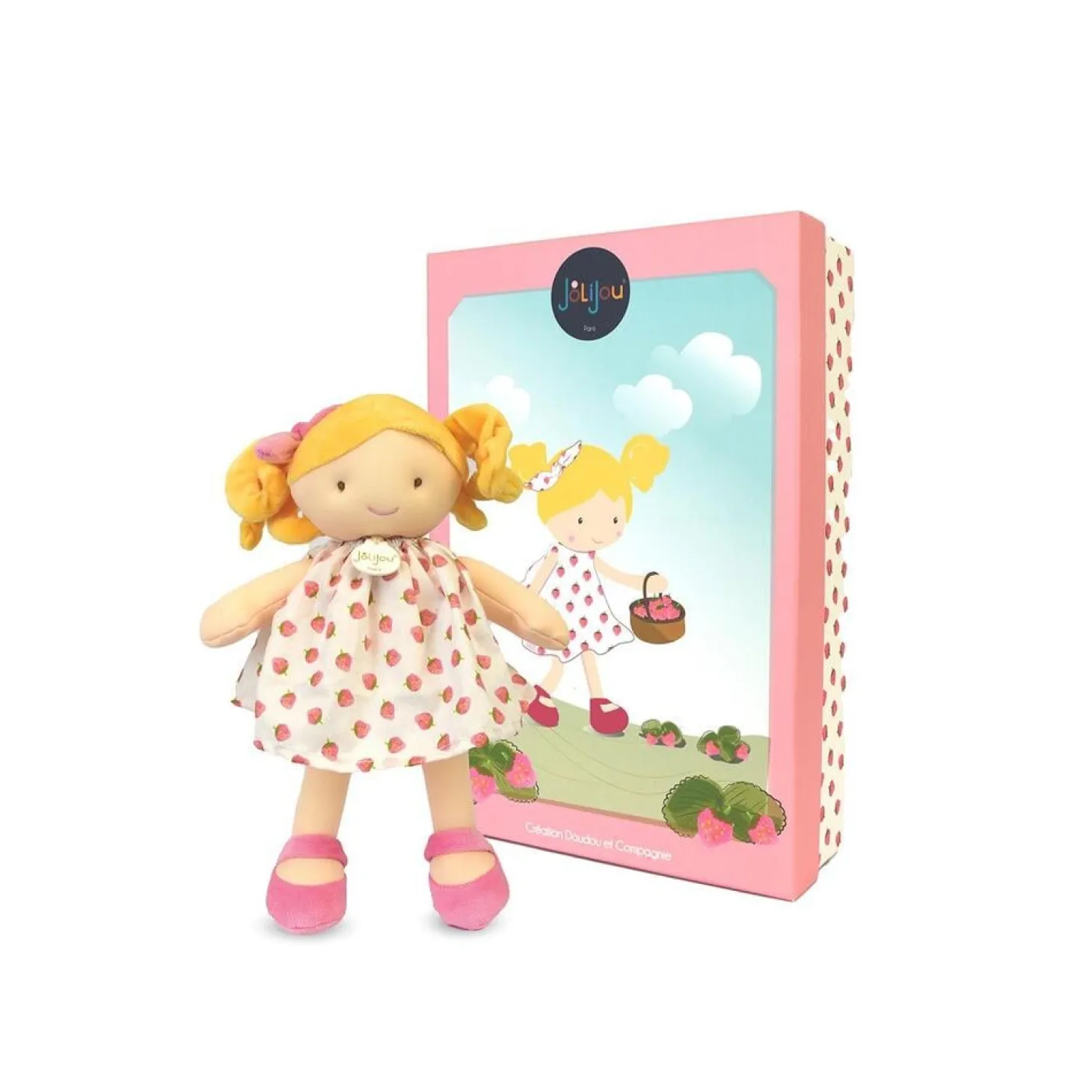 Jolijou Peluche Pretty Fraise 28 cm