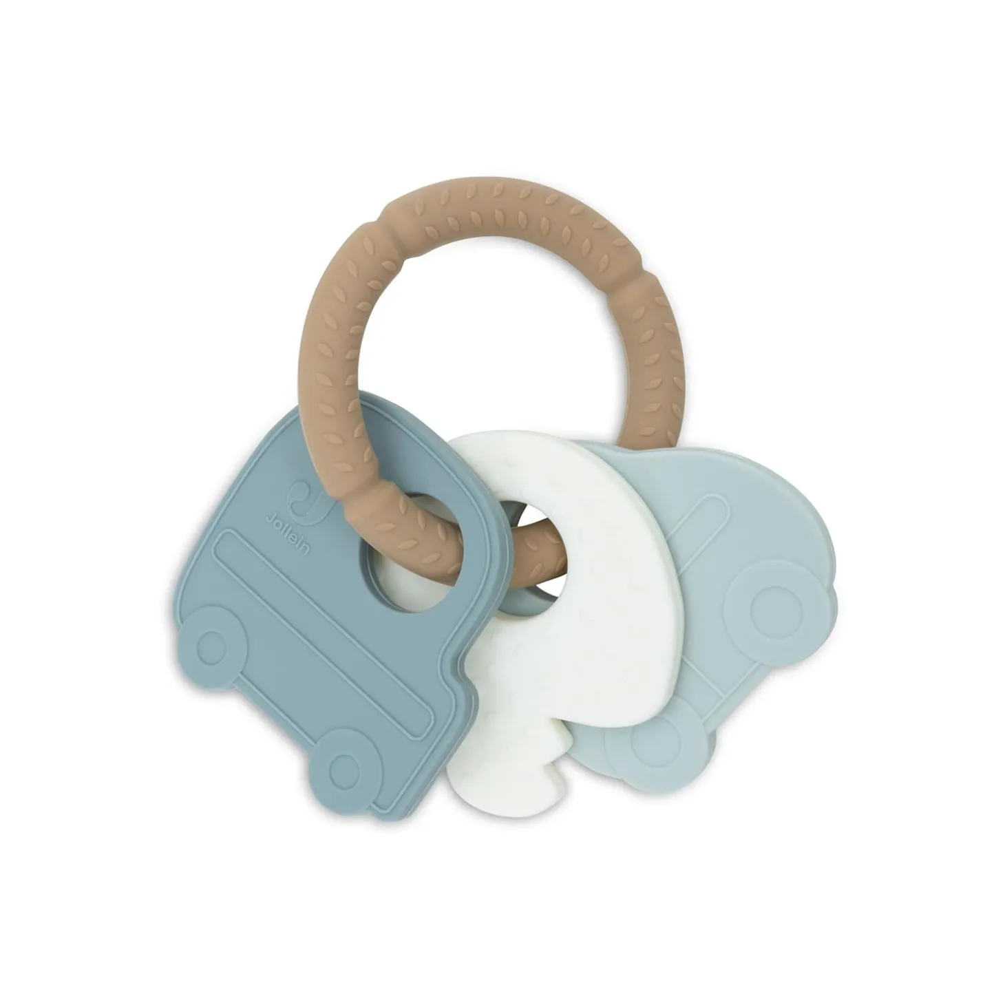 Jollein Anneau de Dentition Porte-clé On The Go Multicolor