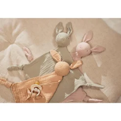 Jollein                    Attache Sucette Bunny Ears    Wild Rose