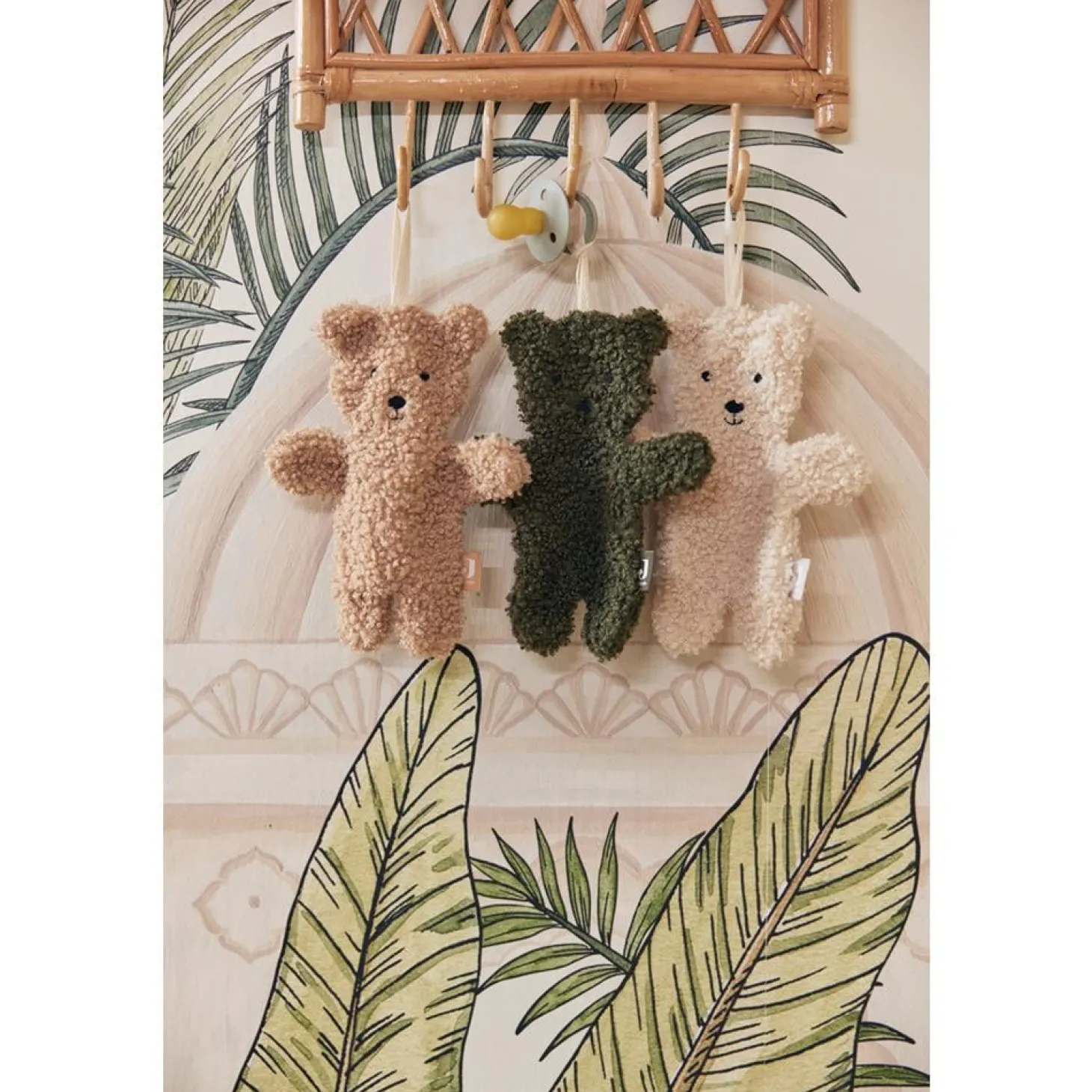 Jollein Attache Sucette Teddy Bear Biscuit