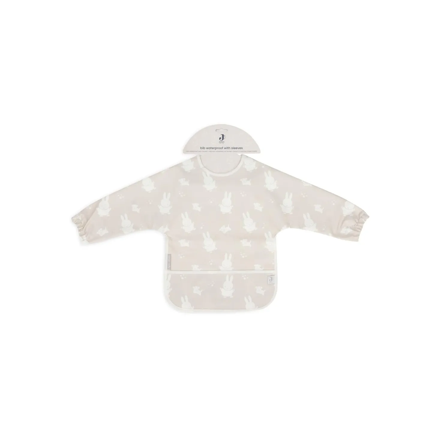 Jollein Bavoir à manches imperméable Miffy Nougat