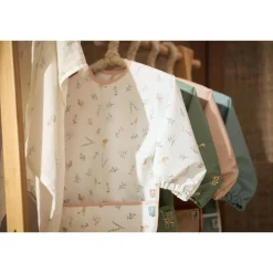 Jollein Bavoir à manches imperméable Lovely Birds Multicolor