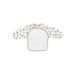 Jollein                    Bavoir à manches imperméable Miffy and Friends    Biscuit