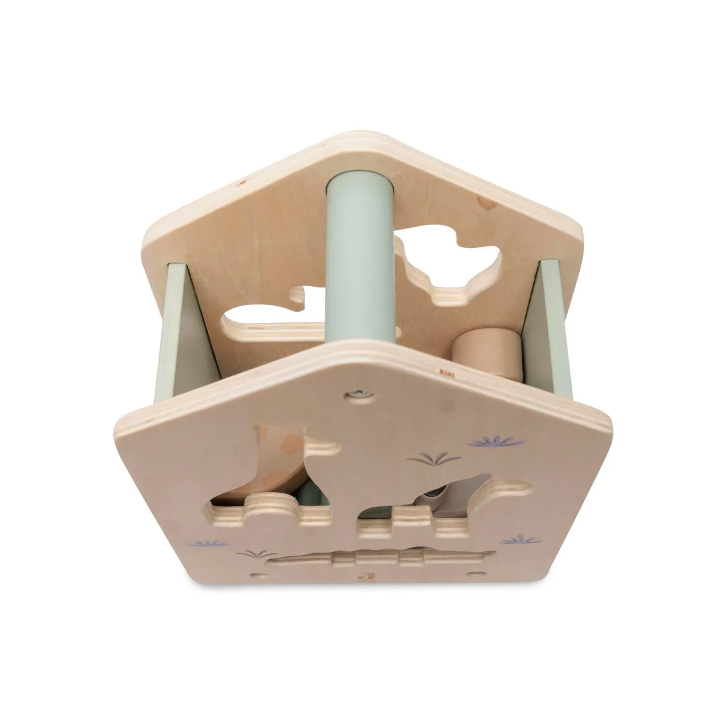 Jollein Boîte à formes en Bois Jungle Jambo Multicolore