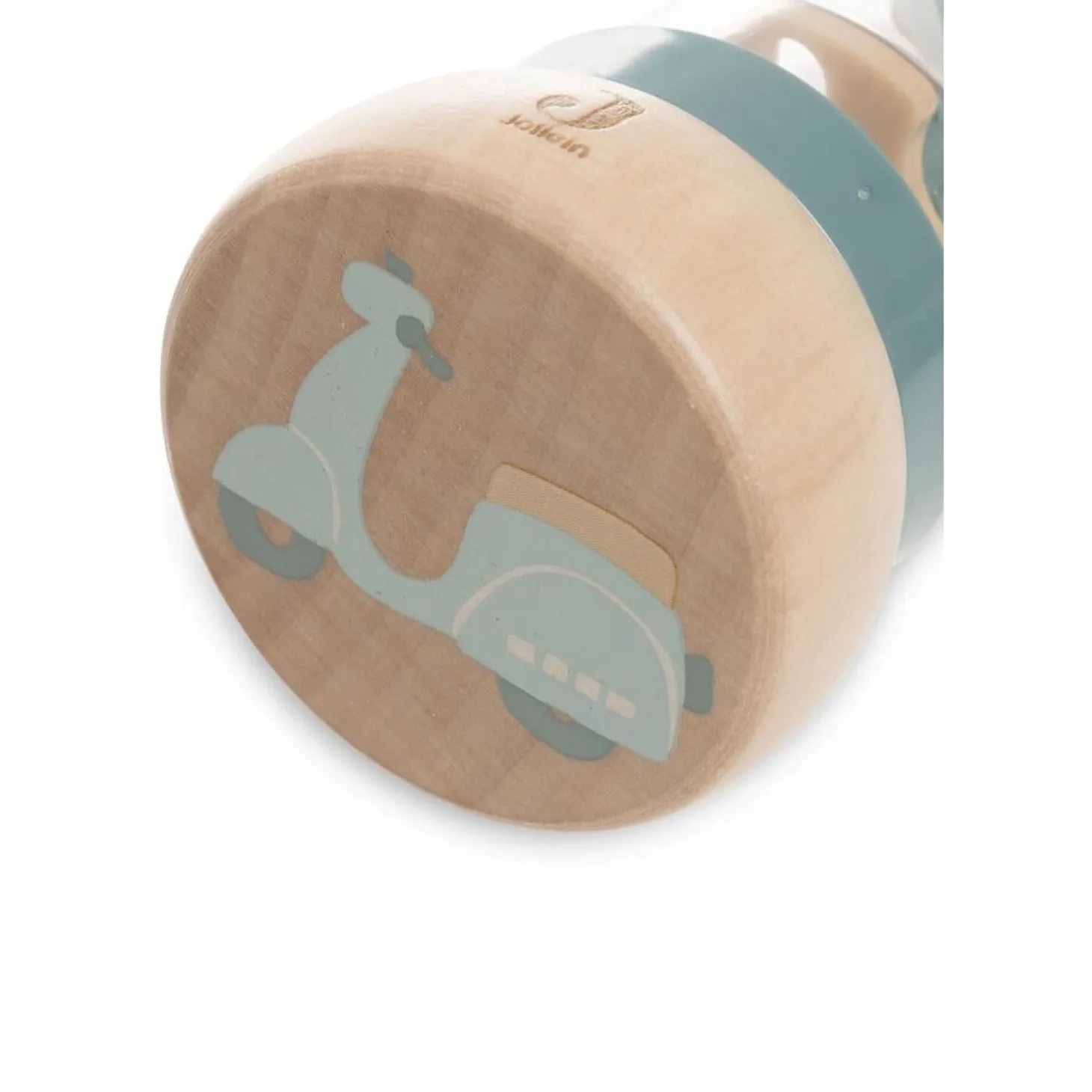 Jollein Bâton de Pluie en Bois On The Go Multicolore