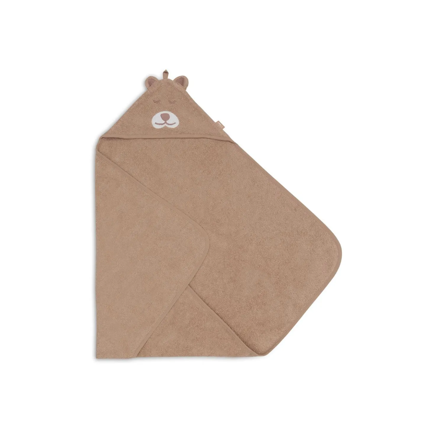 Jollein Cape de bain Éponge Cheetah Biscuit 75x75 cm