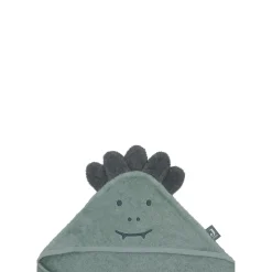 Jollein Cape de bain Éponge Croco Ash Green 75x75 cm