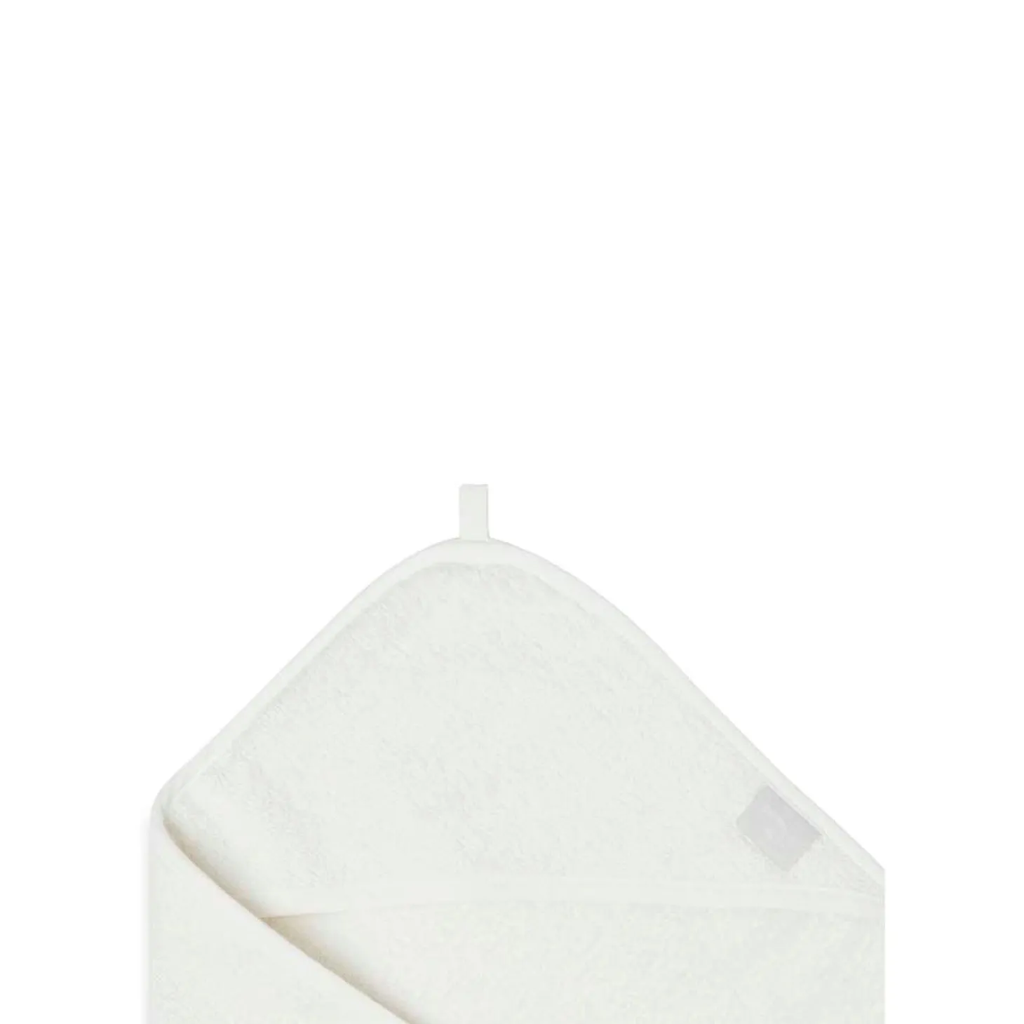 Jollein Cape de bain Éponge Ivory 75x75 cm