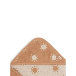 Jollein Cape de Bain Éponge Jacquard Sun Terra 75x75 cm